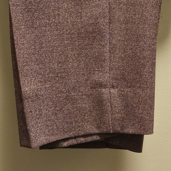 Jack Victor Riviera Traveler Flat-Front Pants - Burgundy - Size 38R - Picture 8 of 12